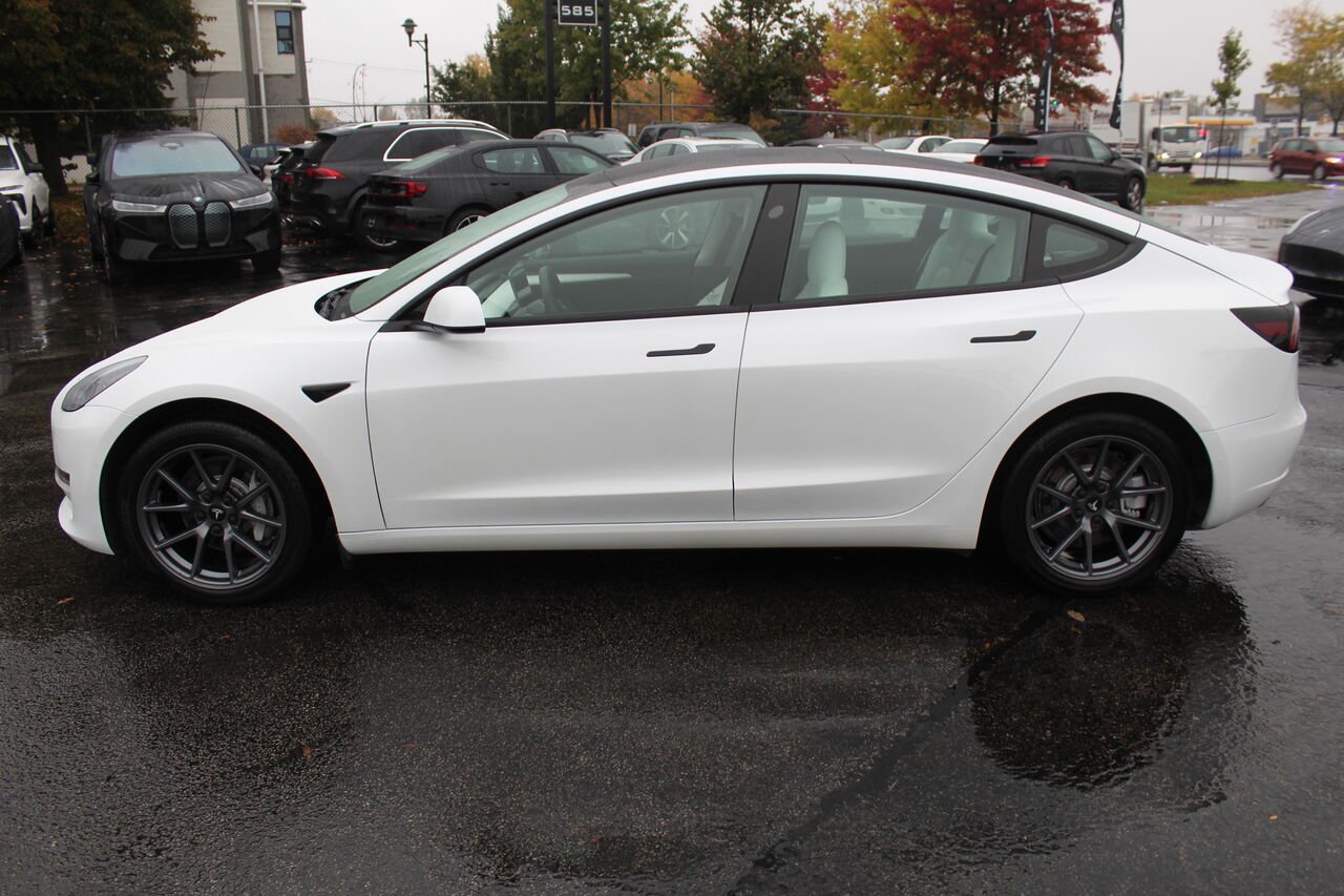 Tesla Model 3 VIN: 5YJ3E1EA5NF309574 2022 Blanc Sainte-Rose - photo #5