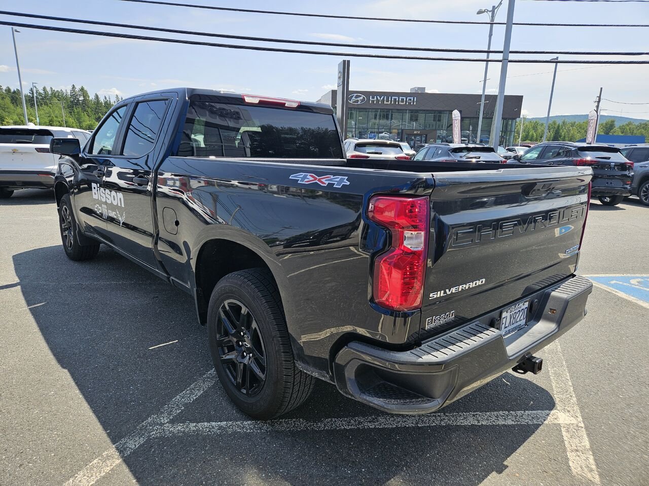 Chevrolet Silverado 1500 Custom cabine multiplace 4RM 157 po 2026 Noir Thetford Mines - photo #5