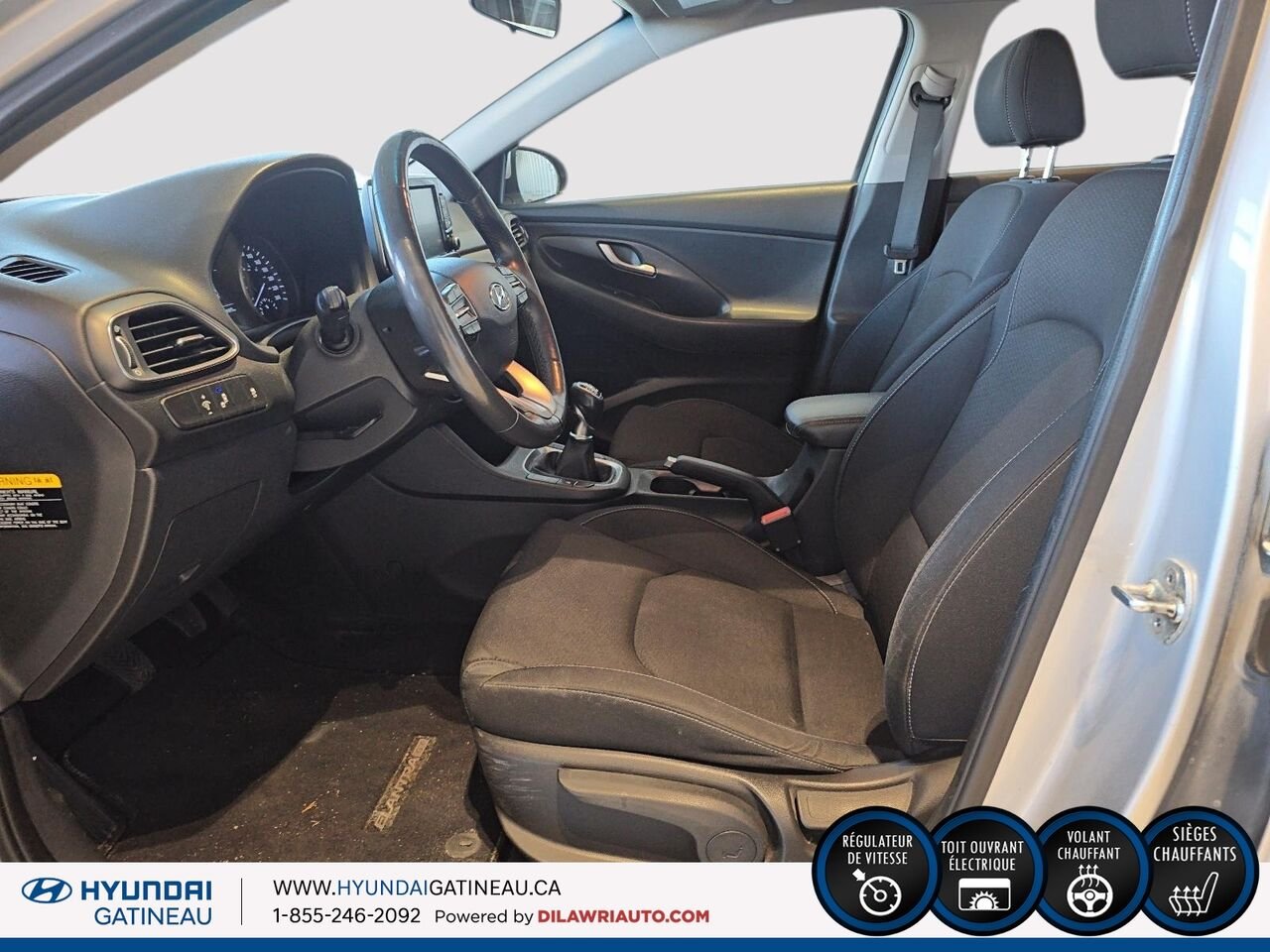 Hyundai Elantra GT GlS *** Manuel , siege chauffant ,air climatiser *** 2018 Argent Ottawa & Gatineau - photo #7