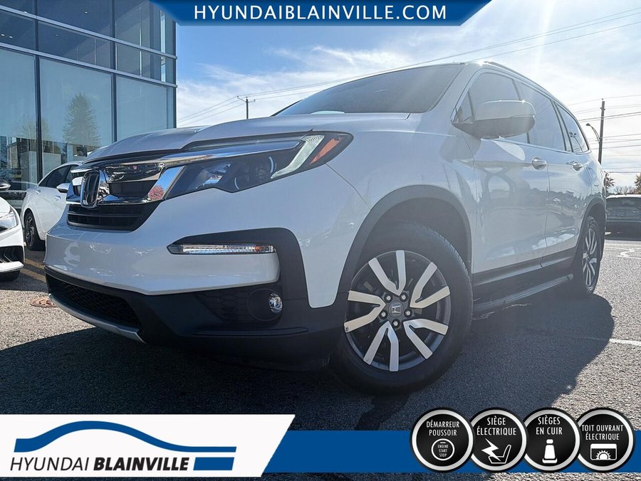 2019 Honda Pilot EX-L Navi Traction Intégrale White