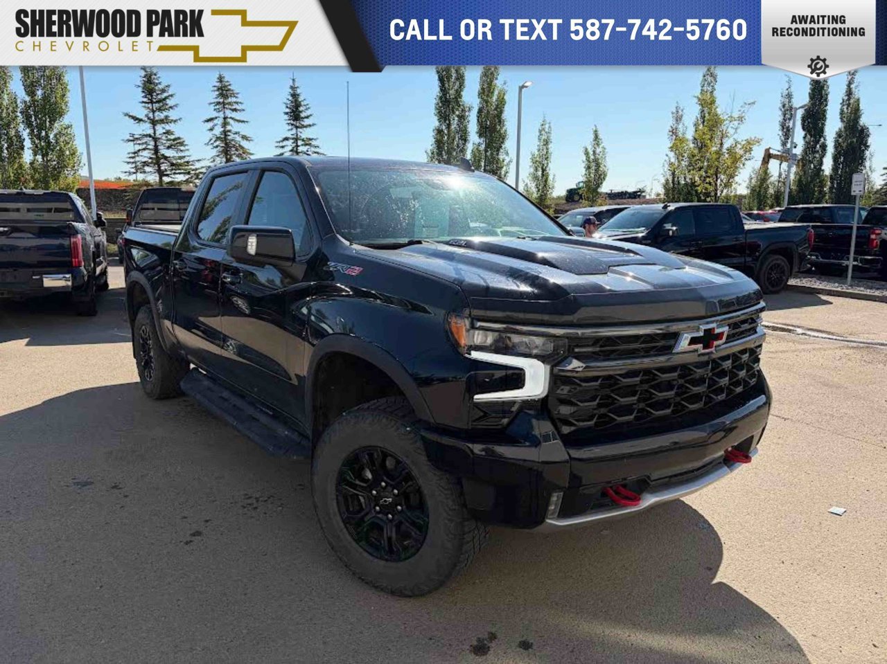 2024 Chevrolet Silverado 1500 4WD Crew Cab 147 ZR2 Black Sherwood Park - photo #0