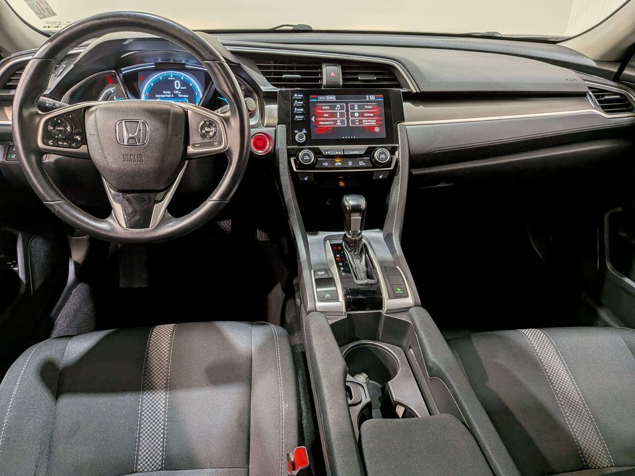 Honda Civic Sedan EX w/New Wheel Design CVT 2020 Noir Val-David - photo #30