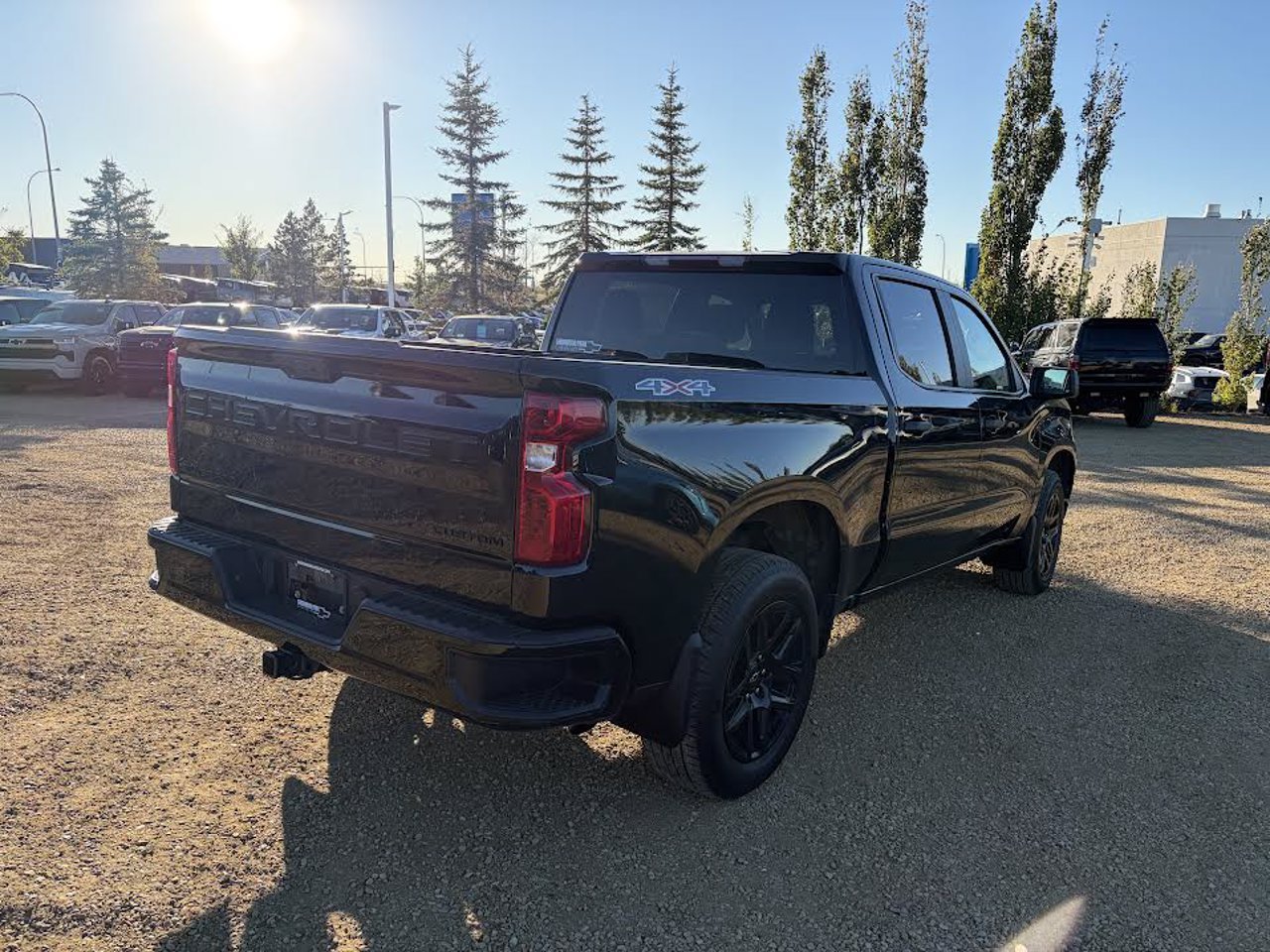 2024 Chevrolet Silverado 1500 4WD Crew Cab 147 Custom Black Sherwood Park - photo #4