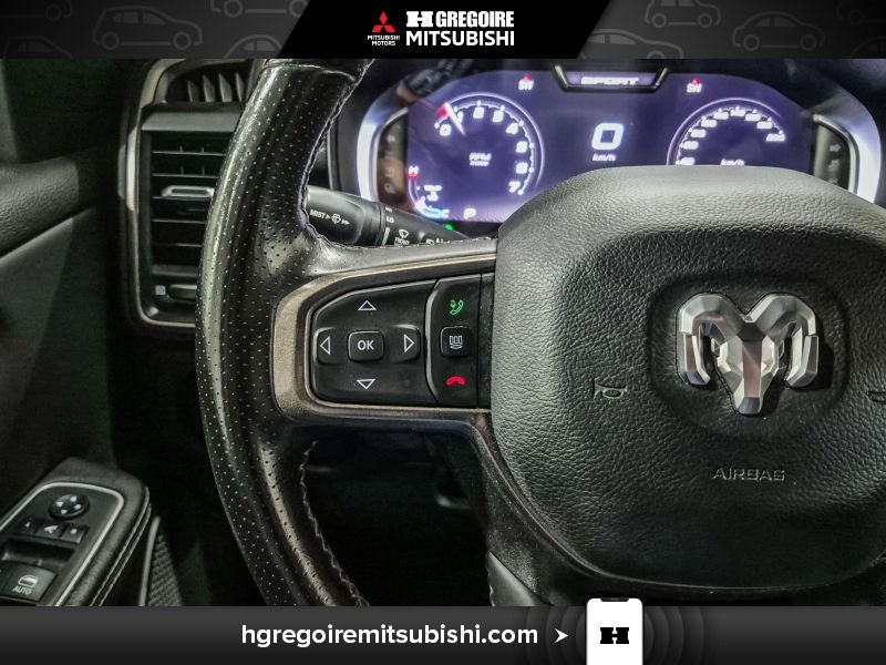 Dodge Ram MH4543 | Sport * Crew Cab * 4x4 * Mags * Carplay * Caméra 2023 Noir Laval - photo #18