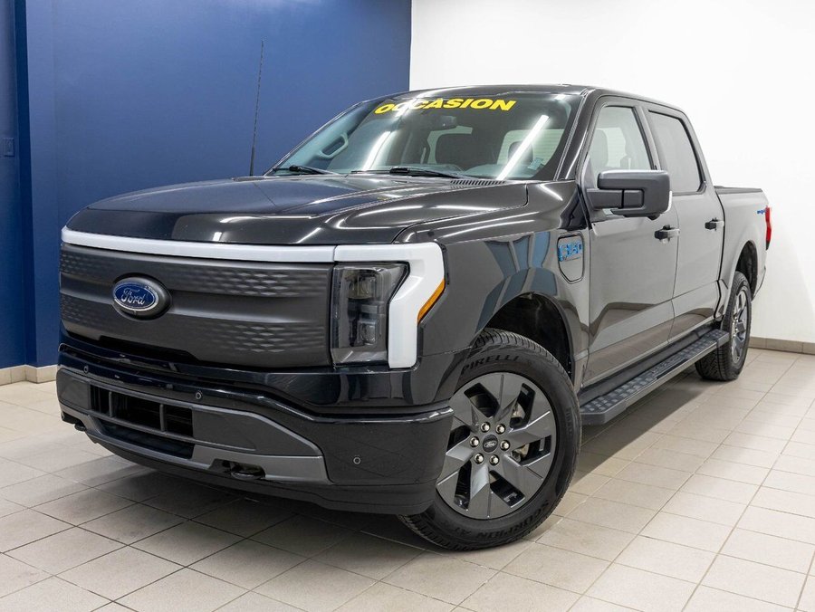 Ford F-150 Lightning XLT CREW 4X4 *NAV* GR REMORQ MAX CAM 360 CARPLAY 2023 Noir