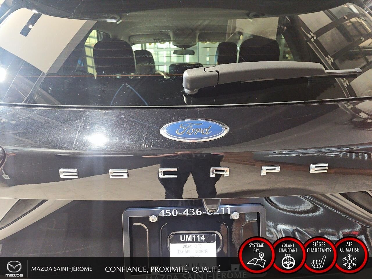 2024 Ford Escape Black Sainte-Agathe-des-Monts - photo #7
