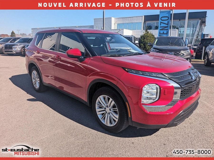 Mitsubishi Outlander ES S-AWC-BANC CHAUFFANT-CAMERA DE RECUL-CARPLAY/ANDROID AUTO 2022 Rouge