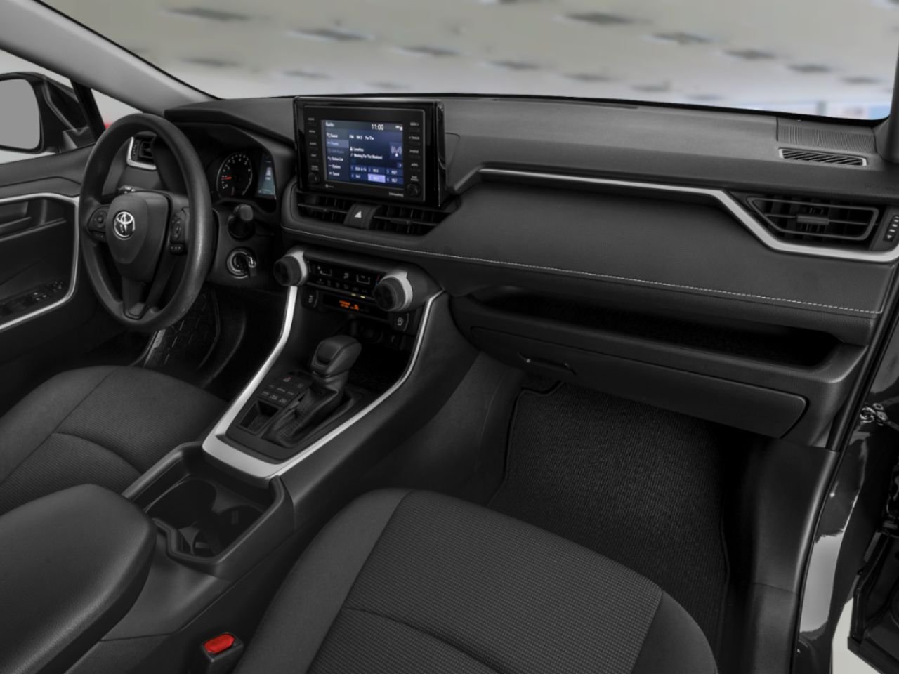 2022 Toyota RAV4 LE FWD / CLEAN CARFAX / HEATED SEATS / TOYOTA SAFETY SENSE / CARPLAY AND ANDROID AUTO Grey Mississauga - photo #8