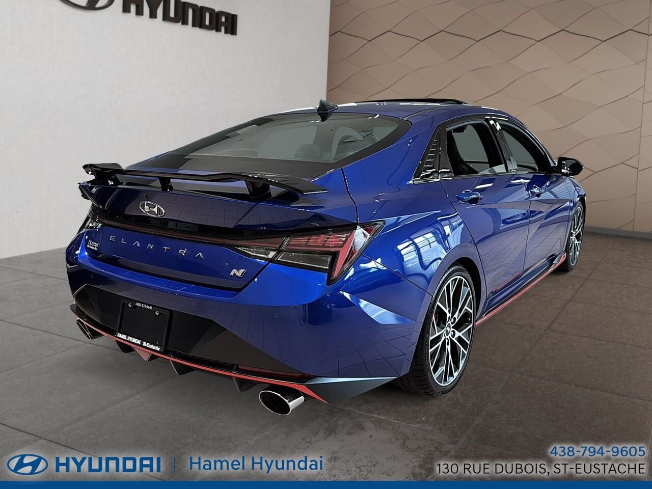 Hyundai Elantra N 2023 Bleu Saint-Eustache - photo #2