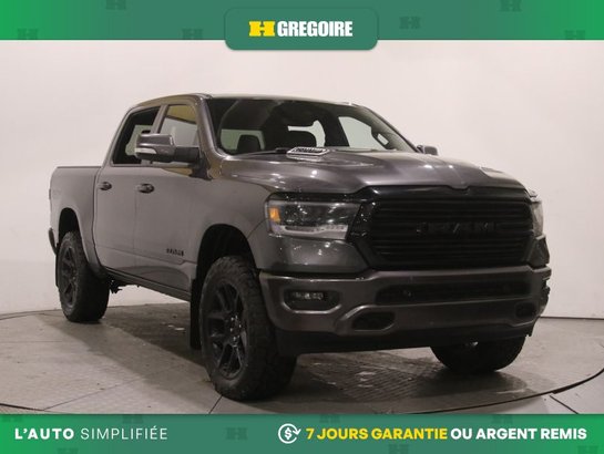 2022 Dodge Ram Sport 4X4 AUTO AC CUIR NAV MAGS CAM RECUL BLEUTOOT Grey