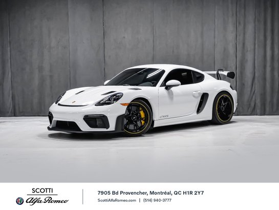 2025 Porsche 718 Cayman GT4 RS White