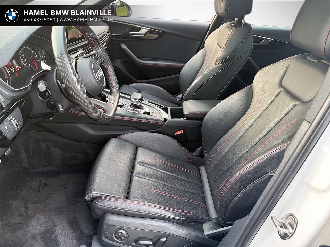 Audi berline A4 Progressiv 2.0 TFSI quattro S tronic 2018 Blanc Blainville - photo #8