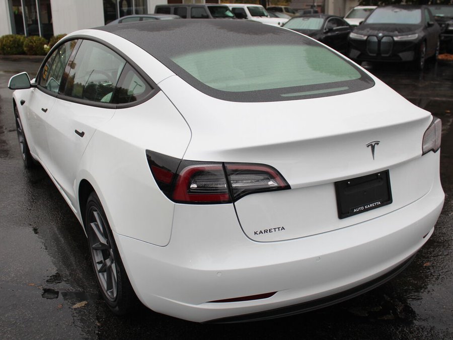 Tesla Model 3 model 3 rwd panoramic navigation white seats 2022 Blanc