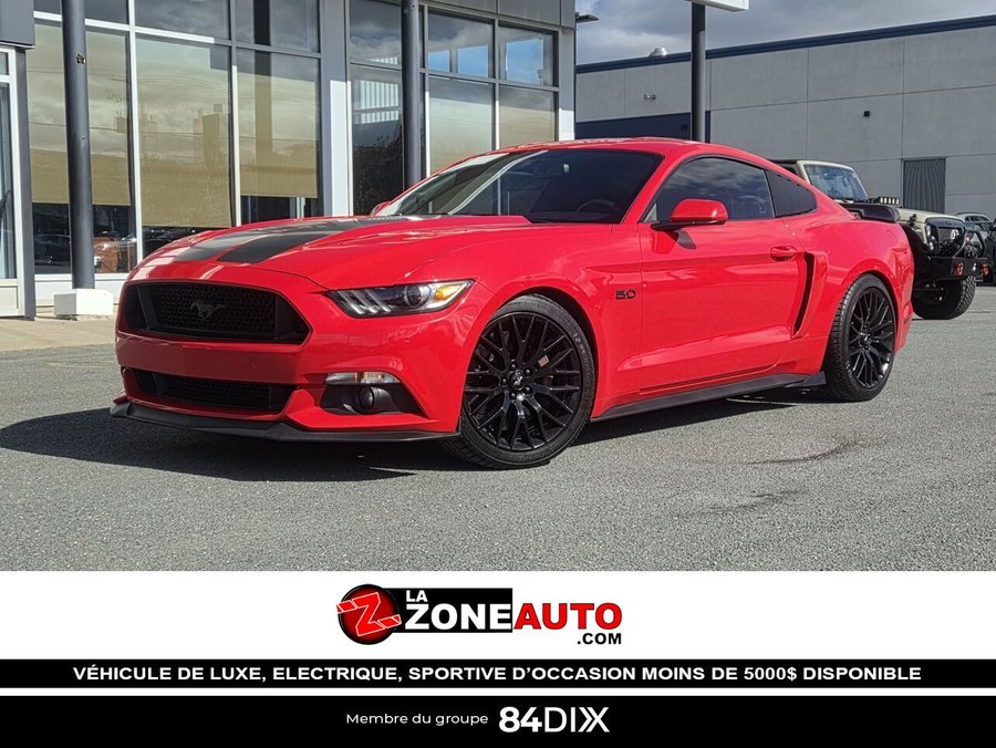 Ford Mustang GT Manuelle PACK PERFORMANCE + JAMAIS ACCIDENTÉ 2015 Rouge