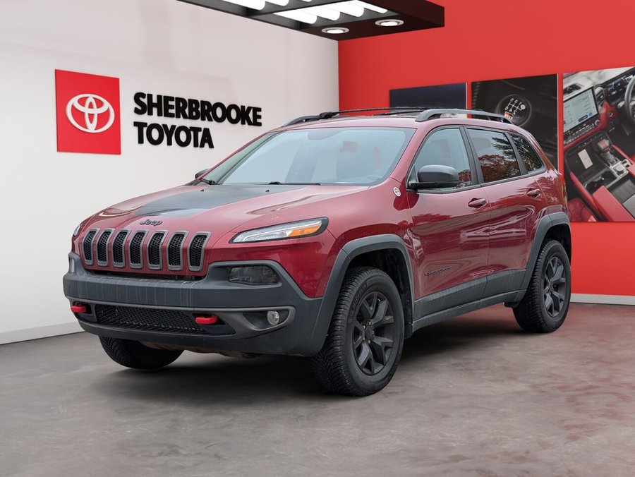 Jeep Cherokee Trailhawk/SIÈGES CHAUFFANTS ET VENTILLÉS/VOLANT CHAUFFANT/AC BIZONE 2017 Rouge