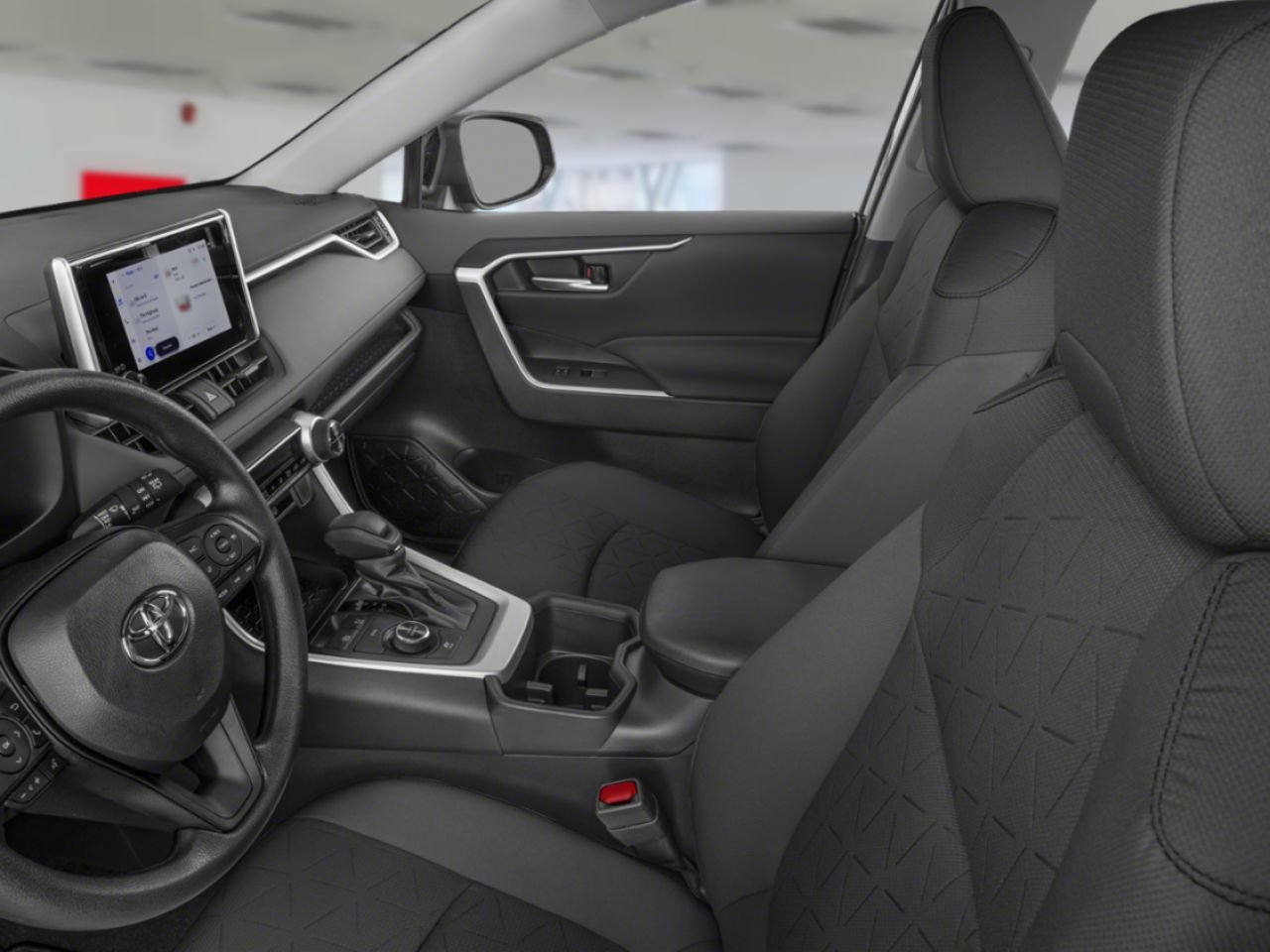 2023 Toyota RAV4 Hybrid XLE AWD / CLEAN CARFAX / HEATED SEATS / MOONROOF / ALLOY WHEELS / CARPLAY AND ANDROID AUTO White Mississauga - photo #4