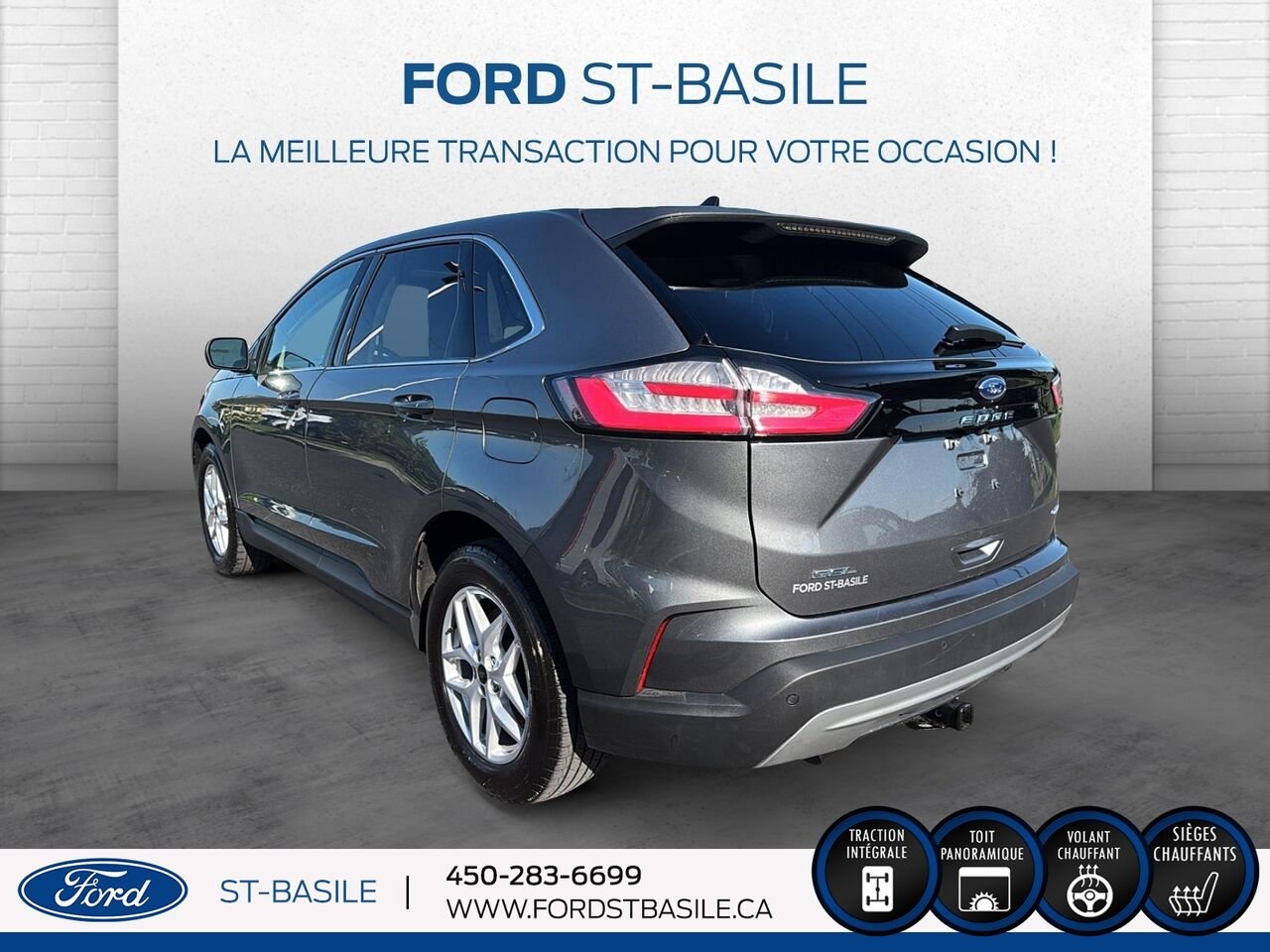 Ford EDGE 2024 Gris Saint-Basile-le-Grand - photo #4