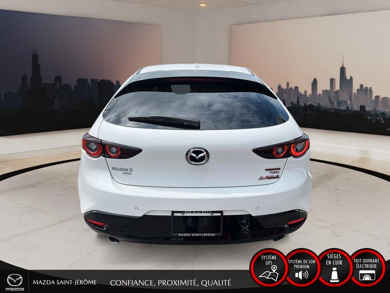 2025 Mazda Mazda3 Sport White Ste-Agathe des Monts - photo #6