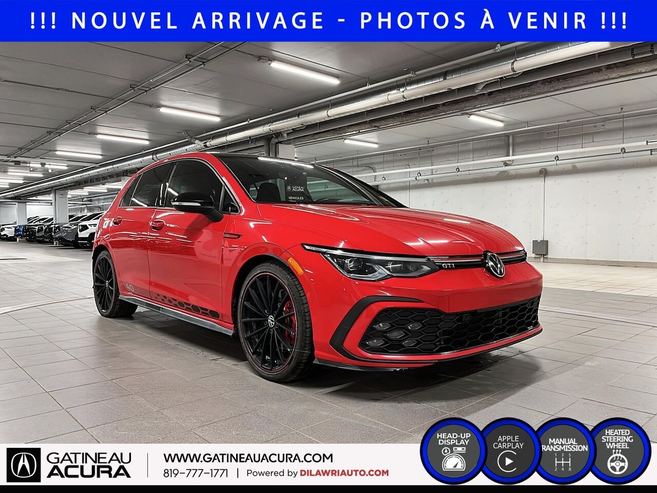 Volkswagen Golf GTI 40e anniversaire 2023 Rouge Ottawa & Gatineau - photo #2