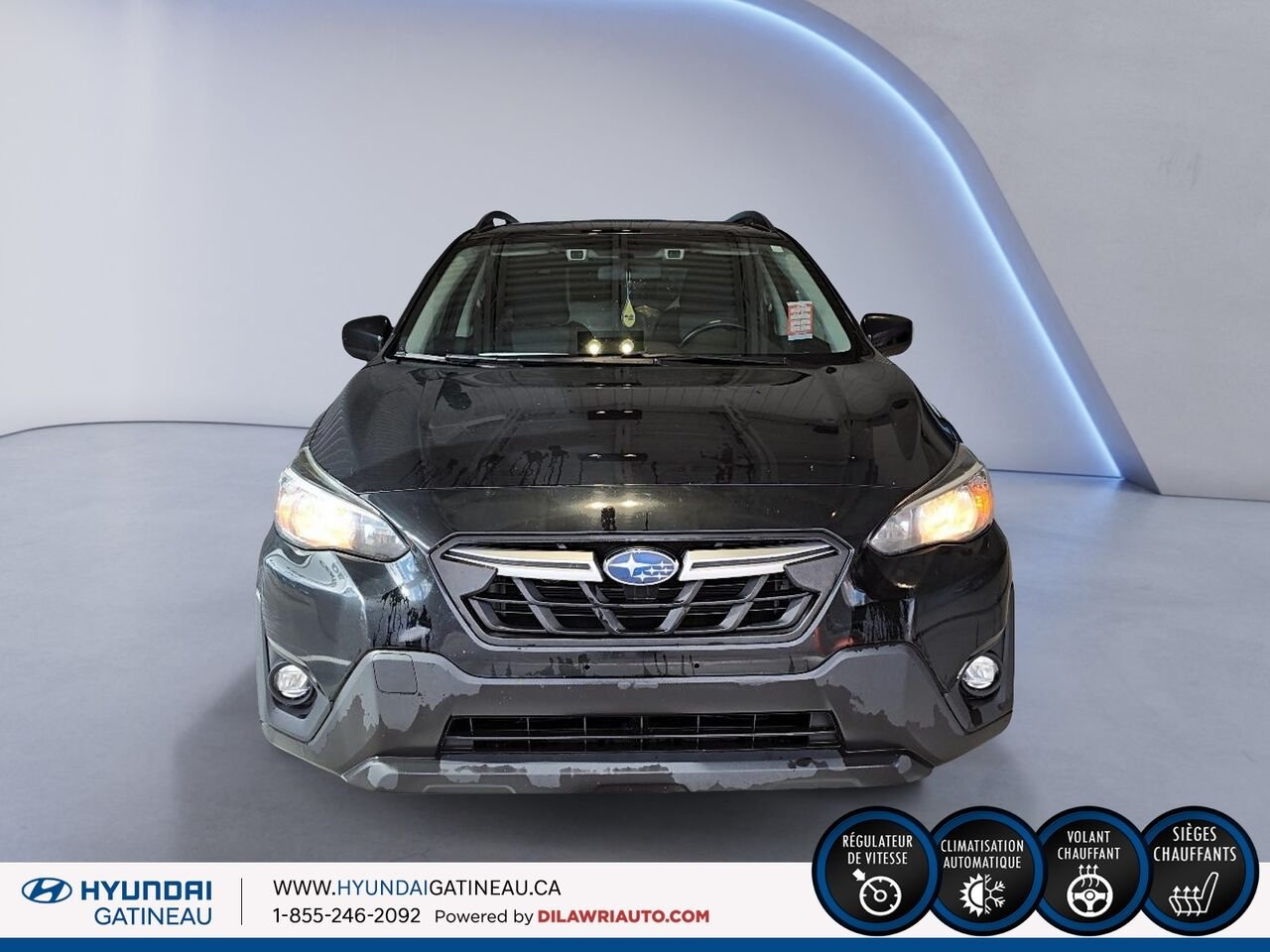 Subaru Crosstrek Tourisme CVT *** 4 roue motrice , sieges chauffant , pneus d hiver *** 2021 Noir Ottawa & Gatineau - photo #1
