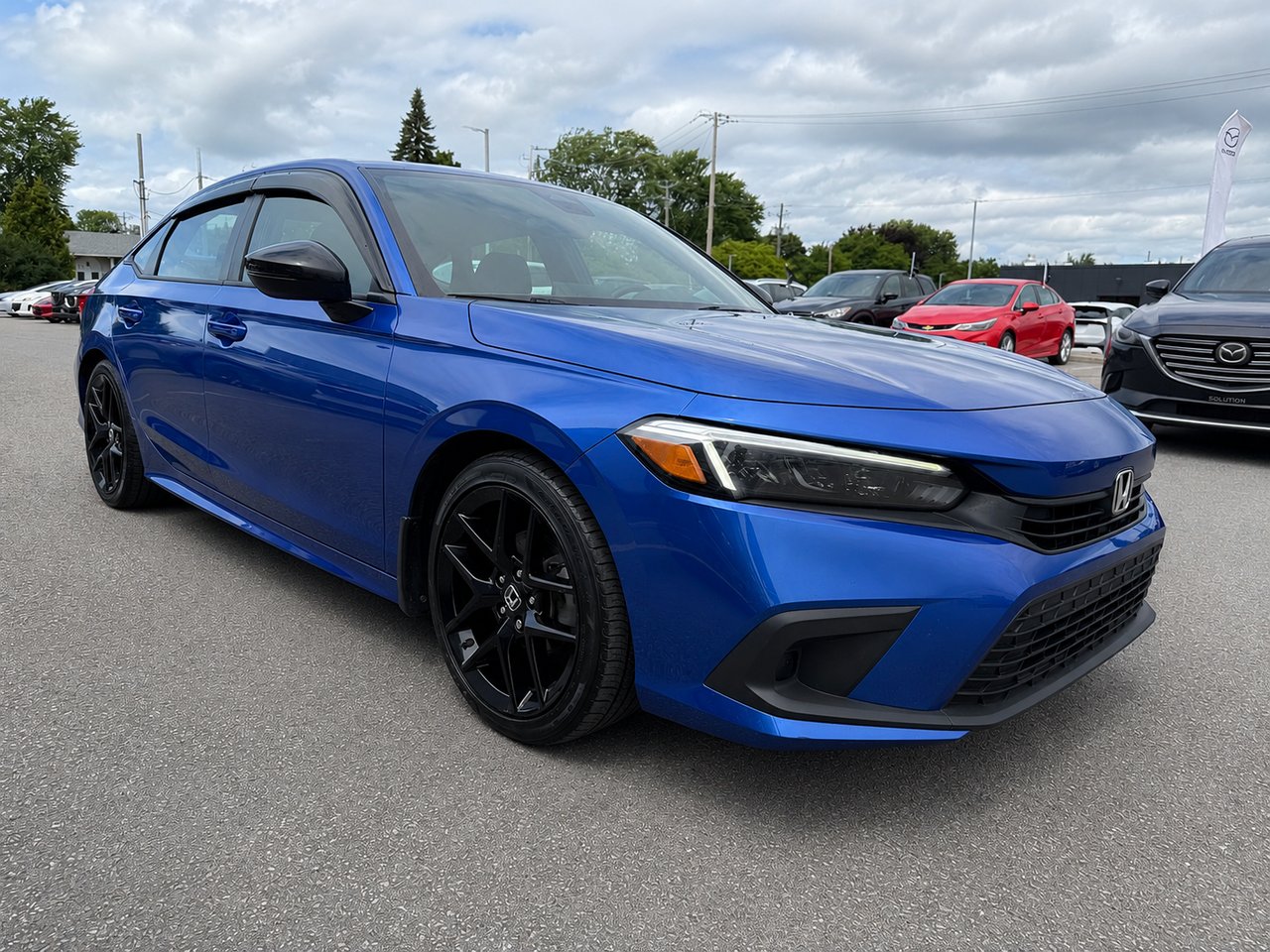 Honda Civic Sport 2022 Bleu Châteauguay - photo #3