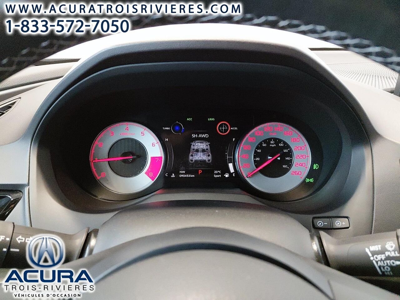 Acura RDX A-SPEC toit panoramique 2020 Gris Trois-Rivières - photo #26