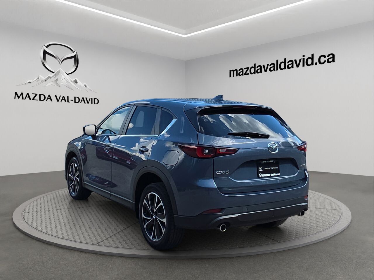 Mazda CX-5 GS AWD, automatique, toit ouvrant, sièges chauffants, volant chauffant, Apple CarPlay, navigation, 2022 Gris Val-David - photo #20