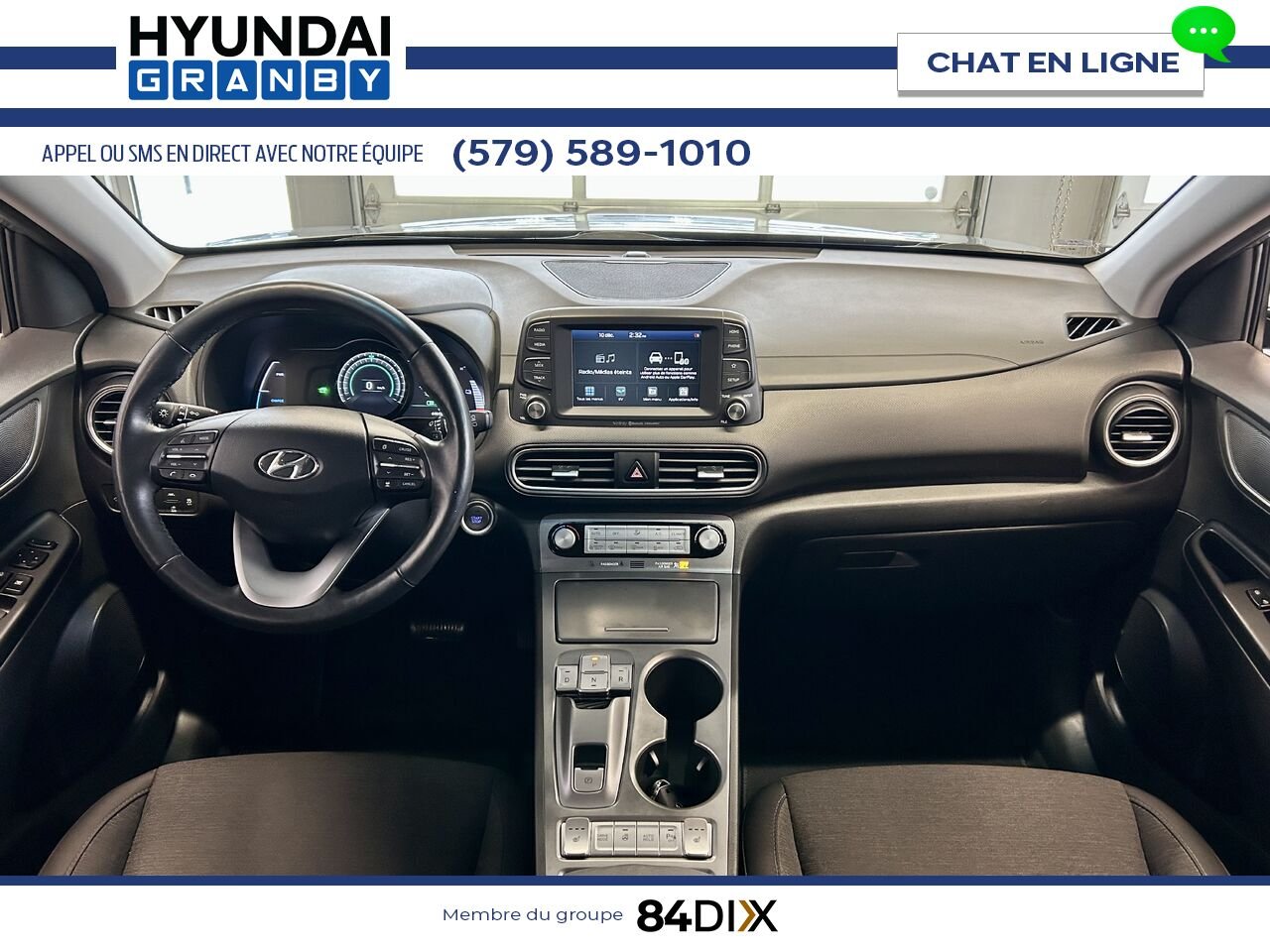 Hyundai Kona électrique 2021 Gris Granby - photo #11