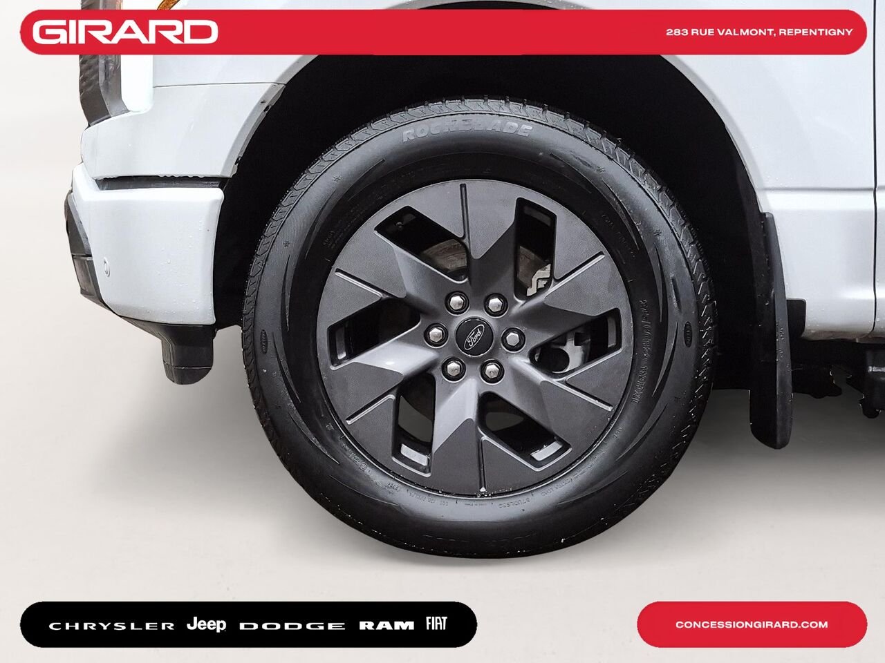 Ford F-150 LIGHTNING 2023 Blanc Repentigny - photo #9