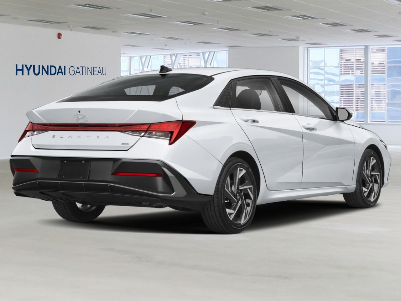 2026 Hyundai Elantra Hybrid Atlas White Gatineau - photo #2
