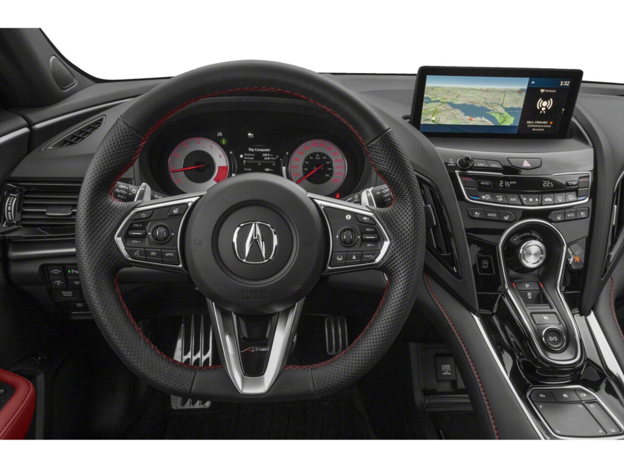 Acura RDX Platinum Elite A-Spec 2023 MAJESTIC BLACK PEARL(NH-893PX)-RED Saint-Eustache - photo #5