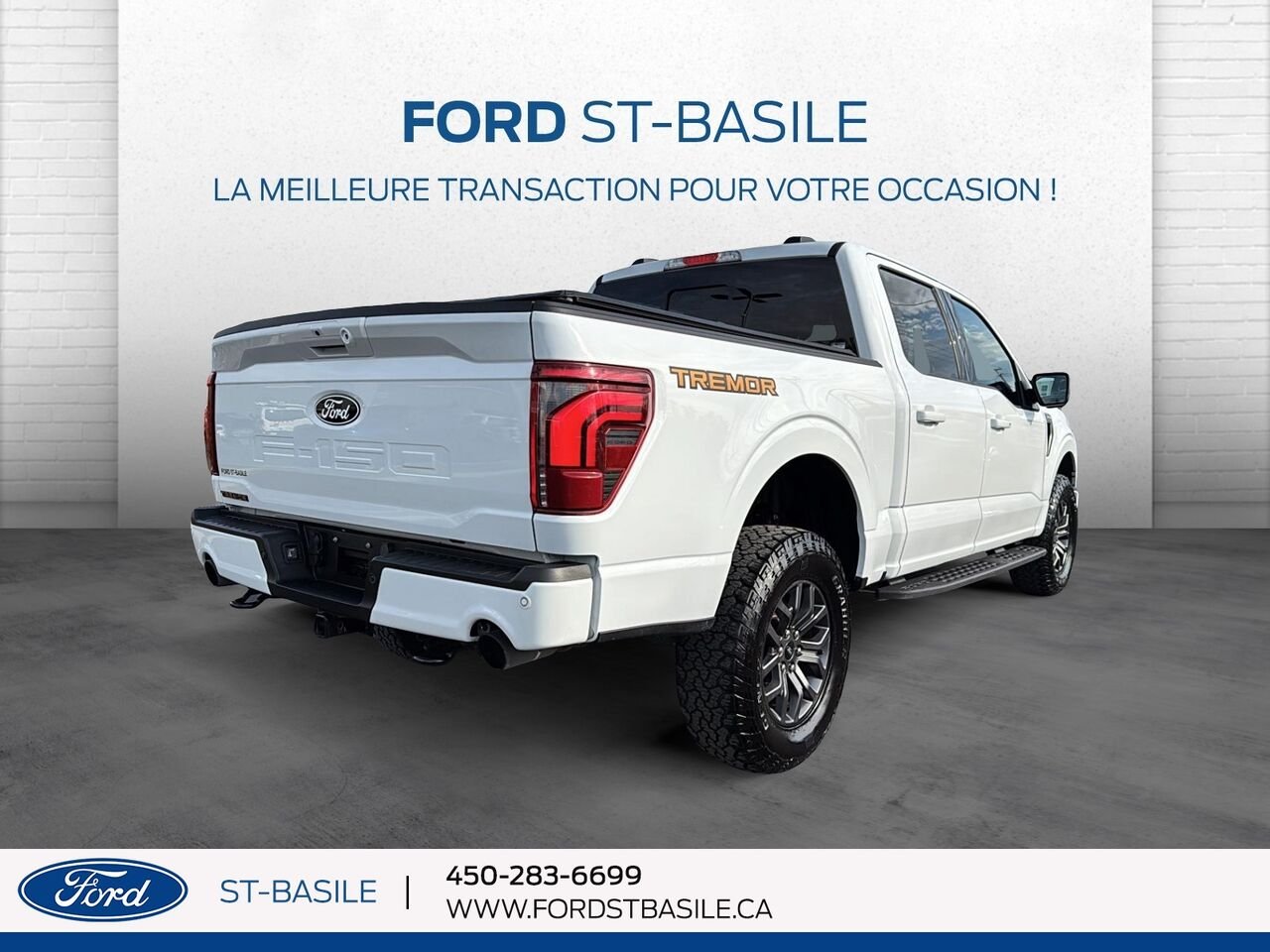 Ford F-150 2024 Blanc Saint-Basile-le-Grand - photo #8