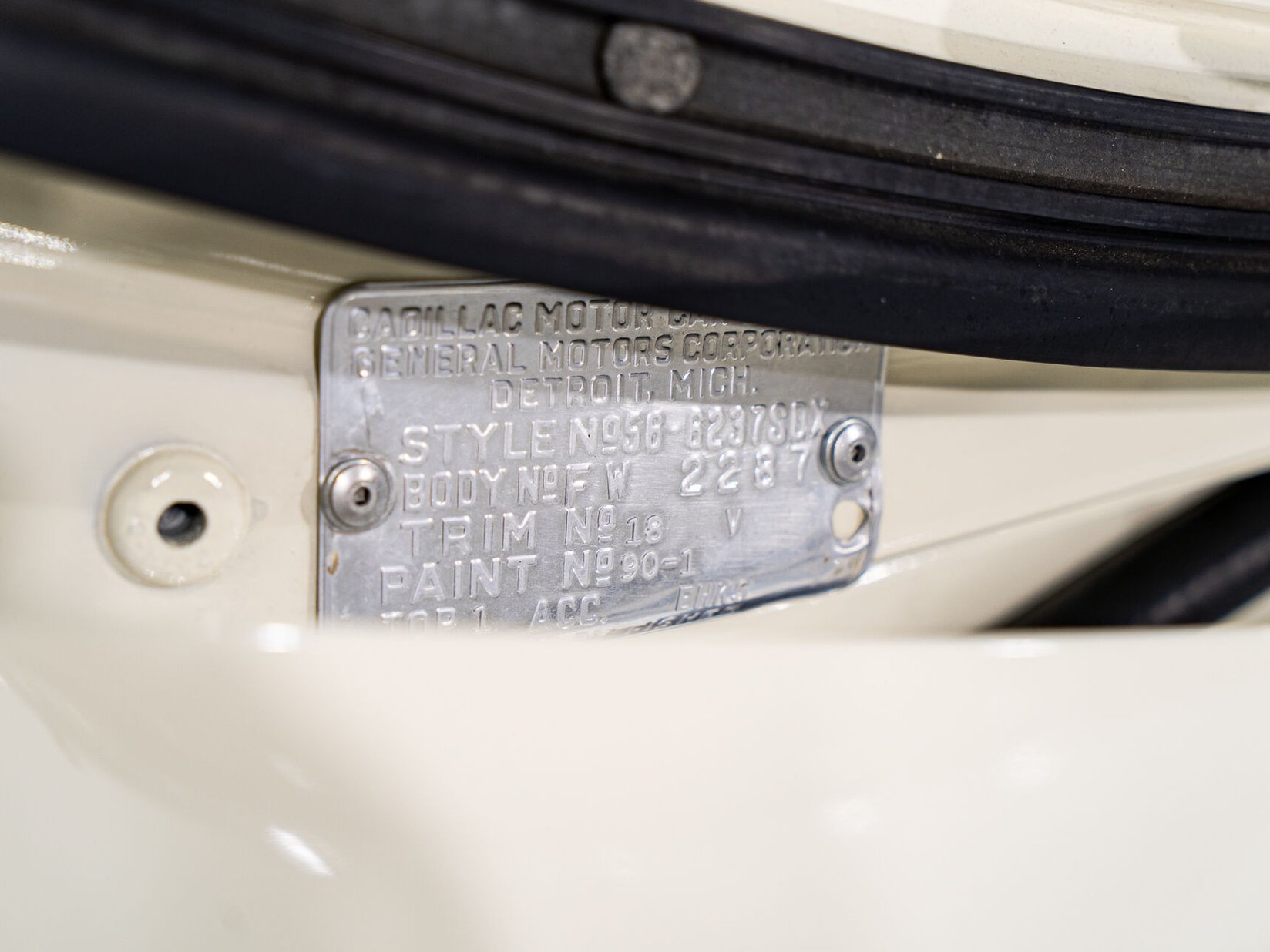Cadillac Eldorado Seville With Factory A/C | PRIX EN USD 1956 Blanc Montréal - photo #59