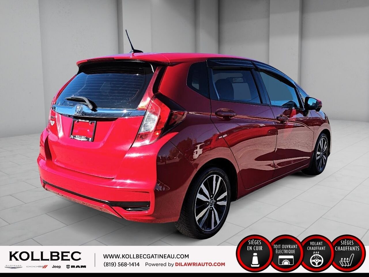 HONDA FIT EX-L Navi 2018 Rouge Ottawa & Gatineau - photo #14