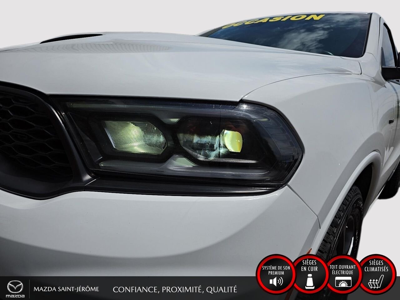 Dodge Durango R/T | BLACK TOP | GROUPE REMORQUAGE | TOIT OUVRANT | 2025 Blanc Saint-Jérôme - photo #1