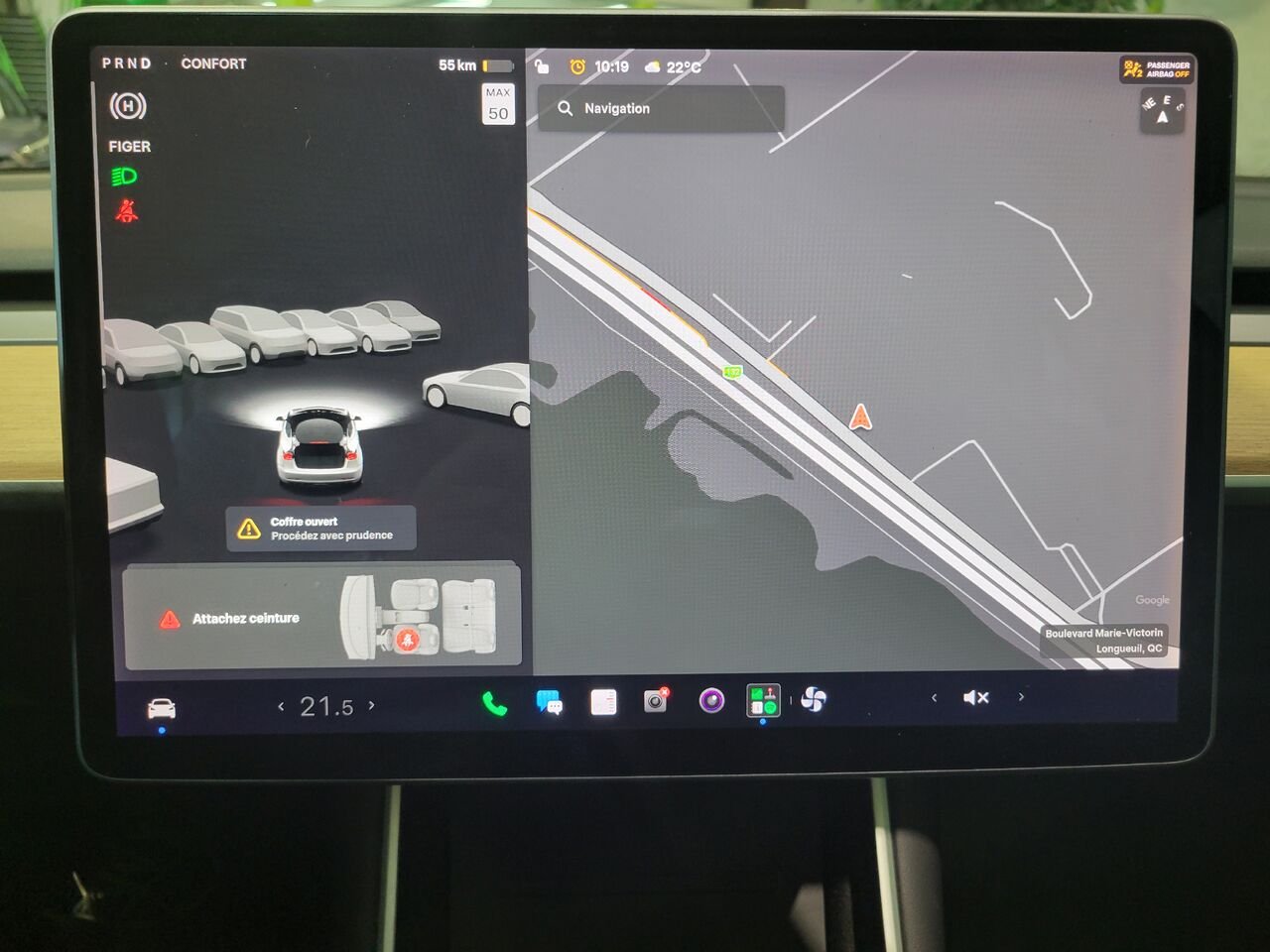 Tesla Model 3 2020 Blanc Longueuil, - photo #18