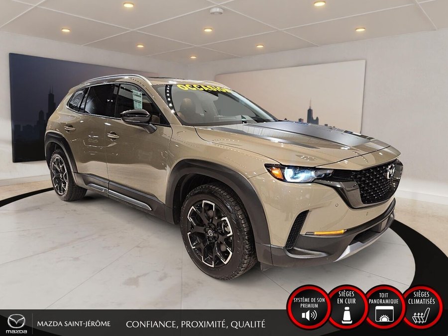2024 Mazda CX-50 Édition Meridian | 24 167 KM | TOIT PANORAMIQUE | CUIR BRUN | NAVIGATION | AWD Beige