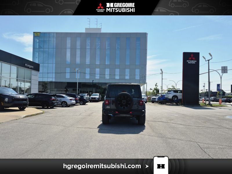 Jeep Wrangler MH4519 | Unlimited Sahara 4xe Mags Caméra Carplay 2022 Gris Laval - photo #8