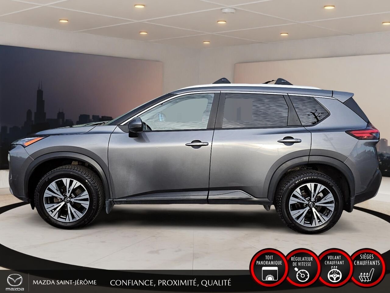 2023 Nissan Rogue Grey Ste-Agathe des Monts - photo #9
