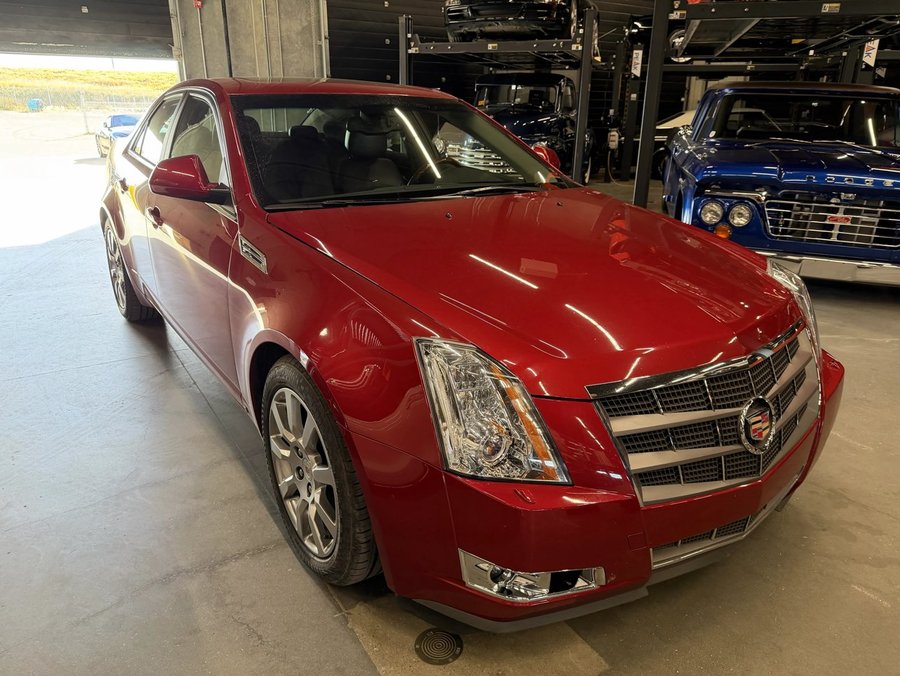 2009 Cadillac CTS w/1SB | Heated & Cooled Seats | Dual Climate Control | Low Km's | Clean CARFAX Red