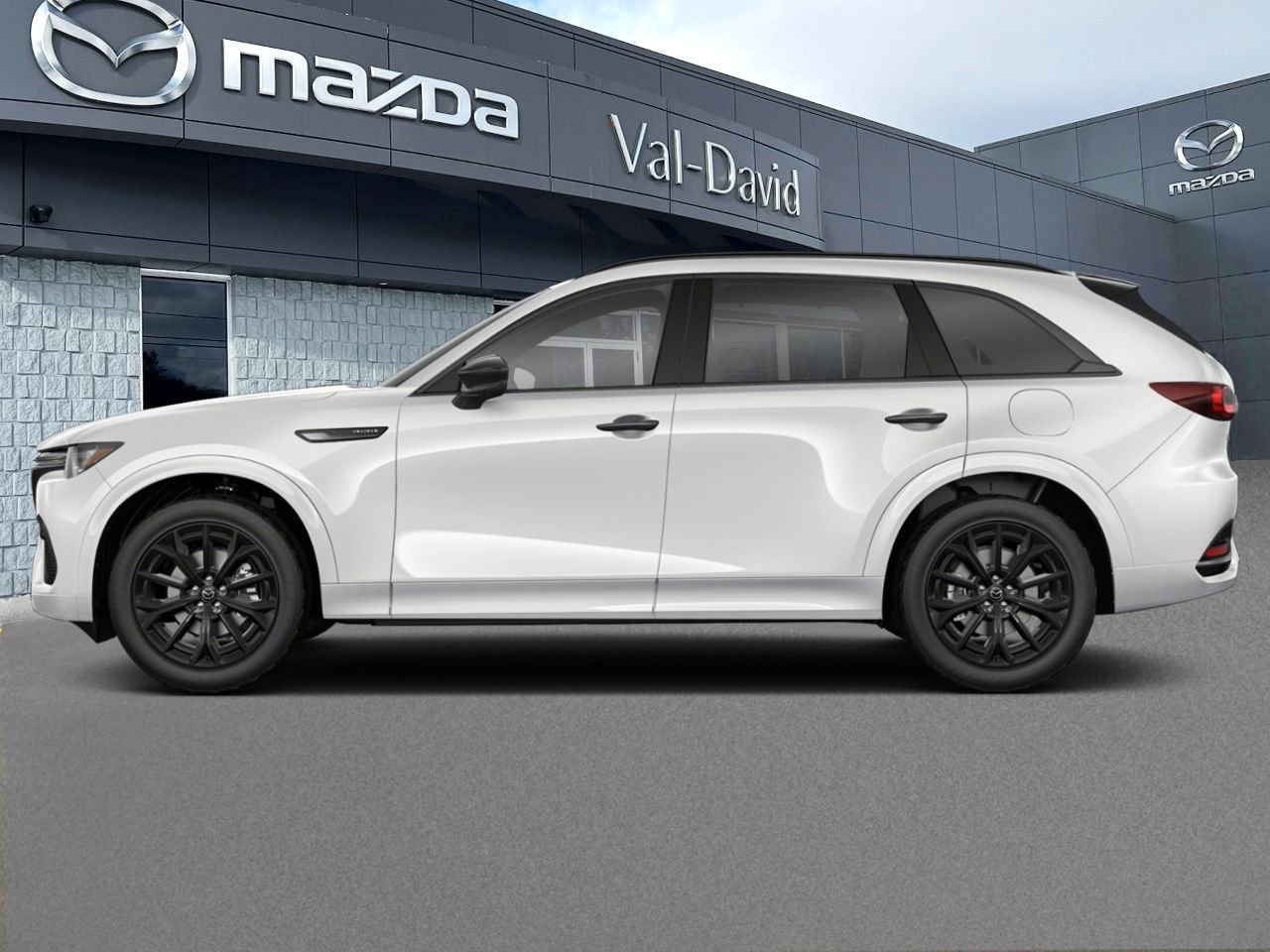 2026 Mazda CX-70 MHEV GT-P, 5 passagers, Mode hybride, awd, toit ouvrant panoramique, cuir, navigation, écran central de Rhodium White Metallic Val-David - photo #1
