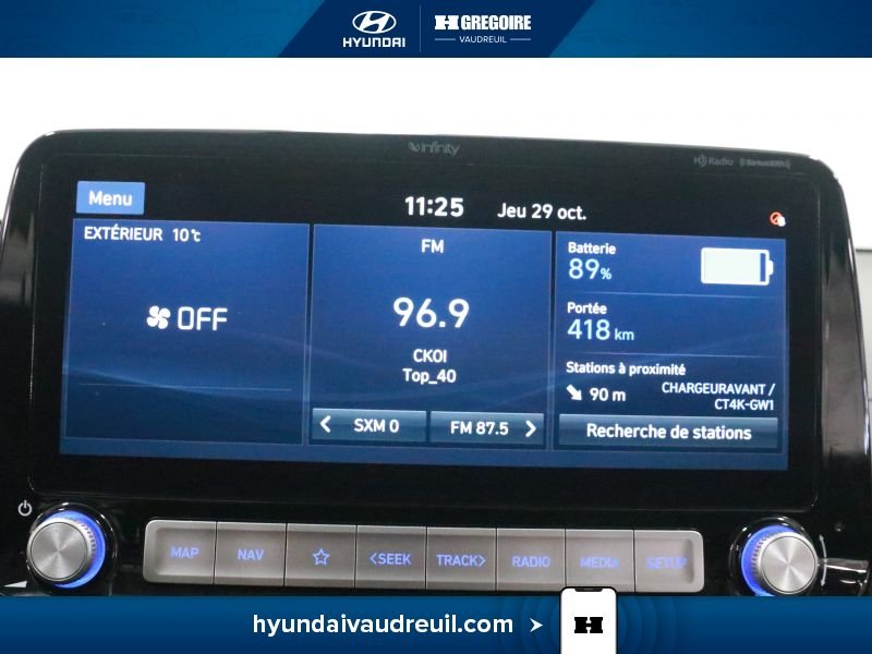 2021 Hyundai Kona White Vaudreuil-Dorion - photo #26