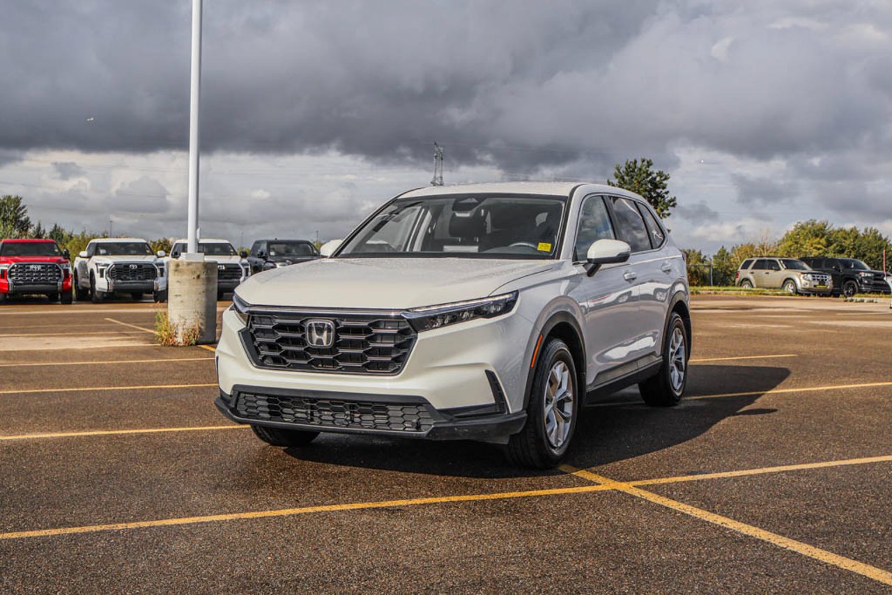 2025 Honda CR-V LX AWD White Sherwood Park - photo #3