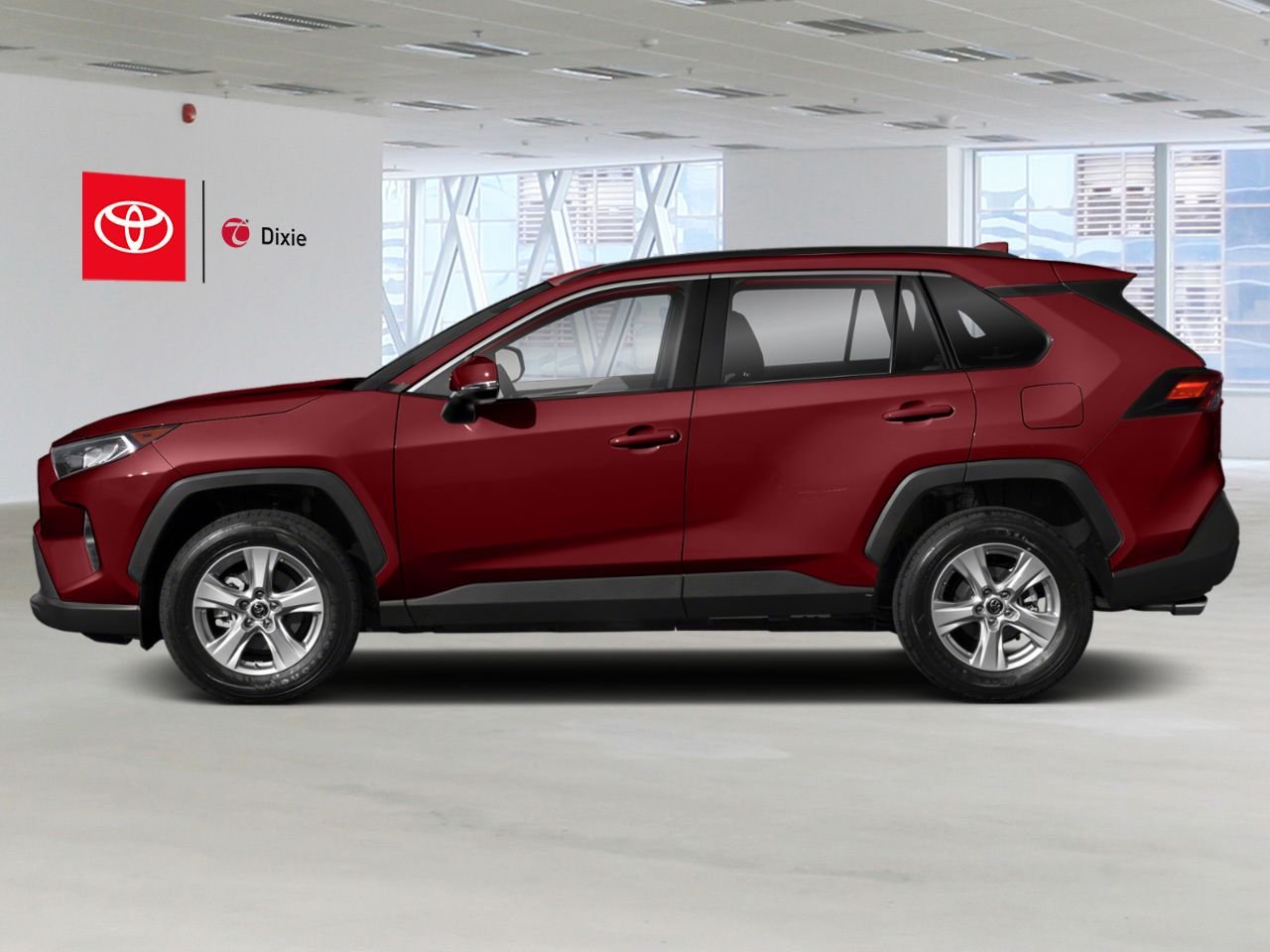 2021 Toyota RAV4 XLE AWD / HEATED SEATS / MOONROOF / ALLOY WHEELS / CARPLAY AND ANDROID AUTO Red Mississauga - photo #2