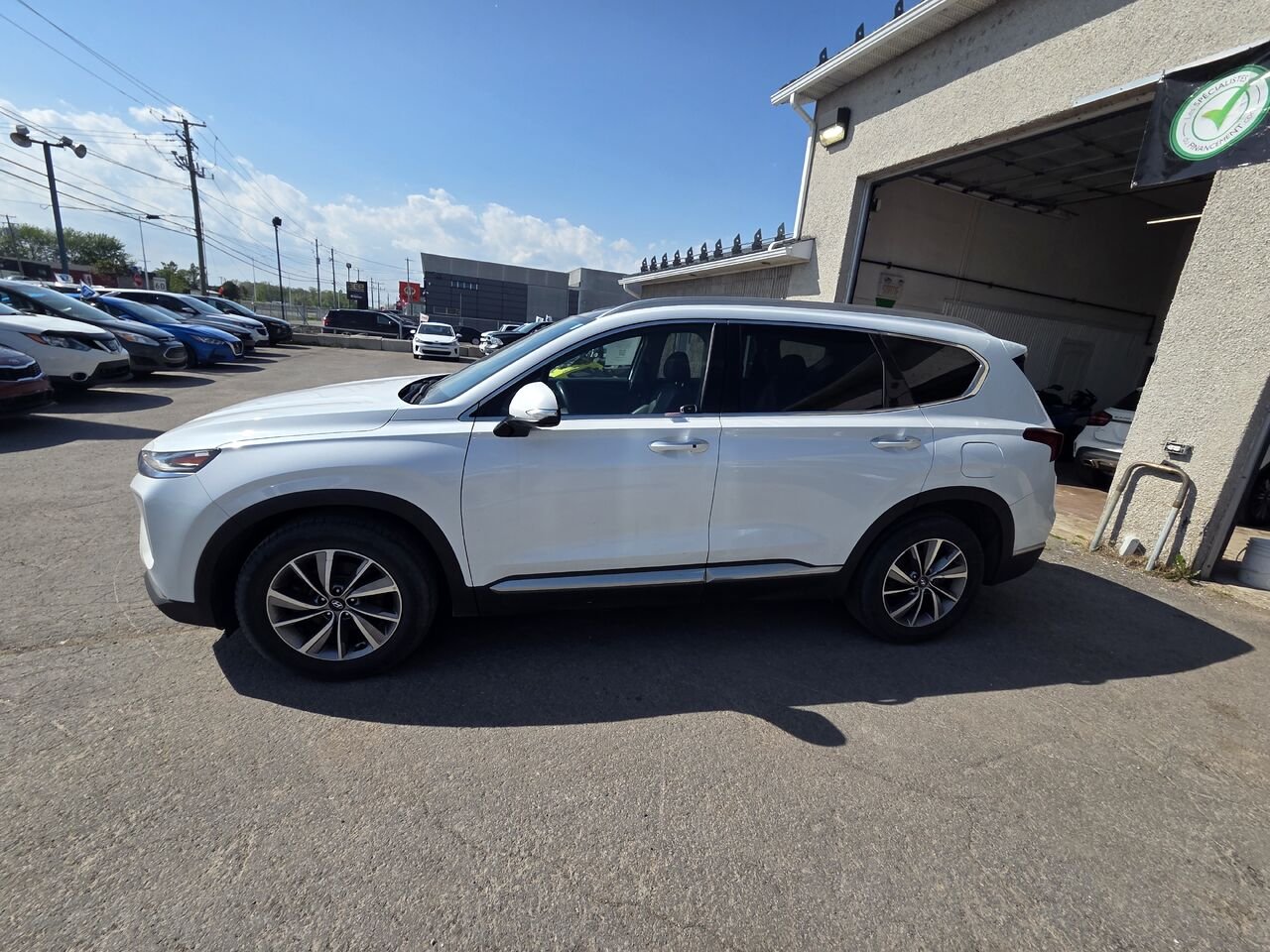 Hyundai Santa Fe 2019 Blanc Longueuil, - photo #2