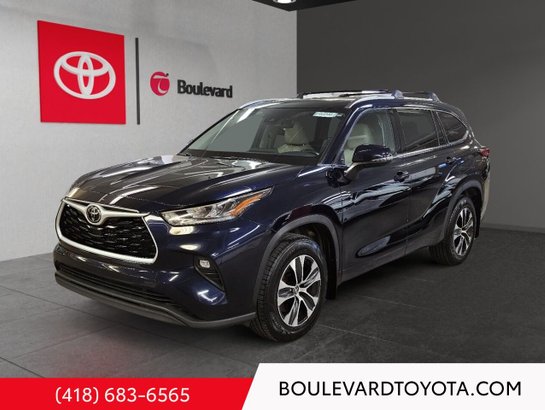 Toyota HIGHLANDER XLE, AWD 2021 Bleu