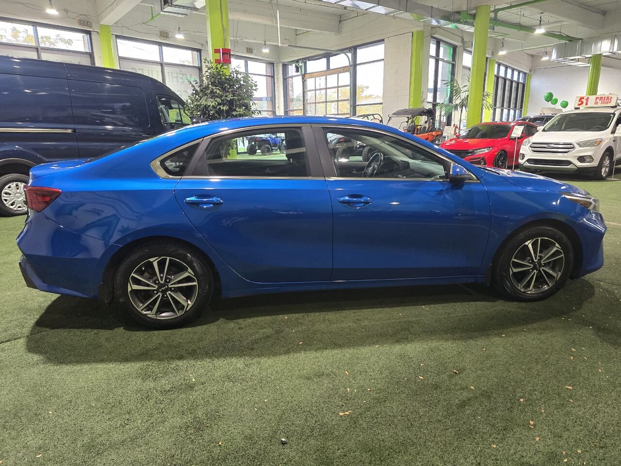 2023 Kia Forte Blue  - photo #6