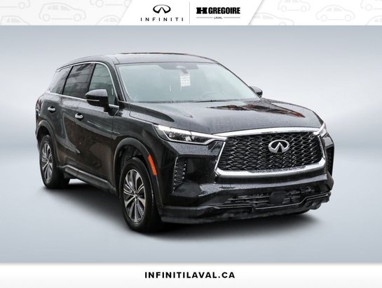 2024 Infiniti QX60 PURE CUIR TOIT MAGS 18 POUCES Black