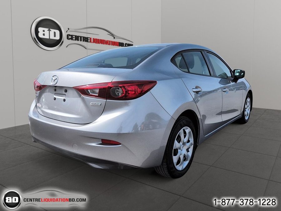 2016 Mazda Mazda3 Berline 4 portes, boîte manuelle, GX Silver