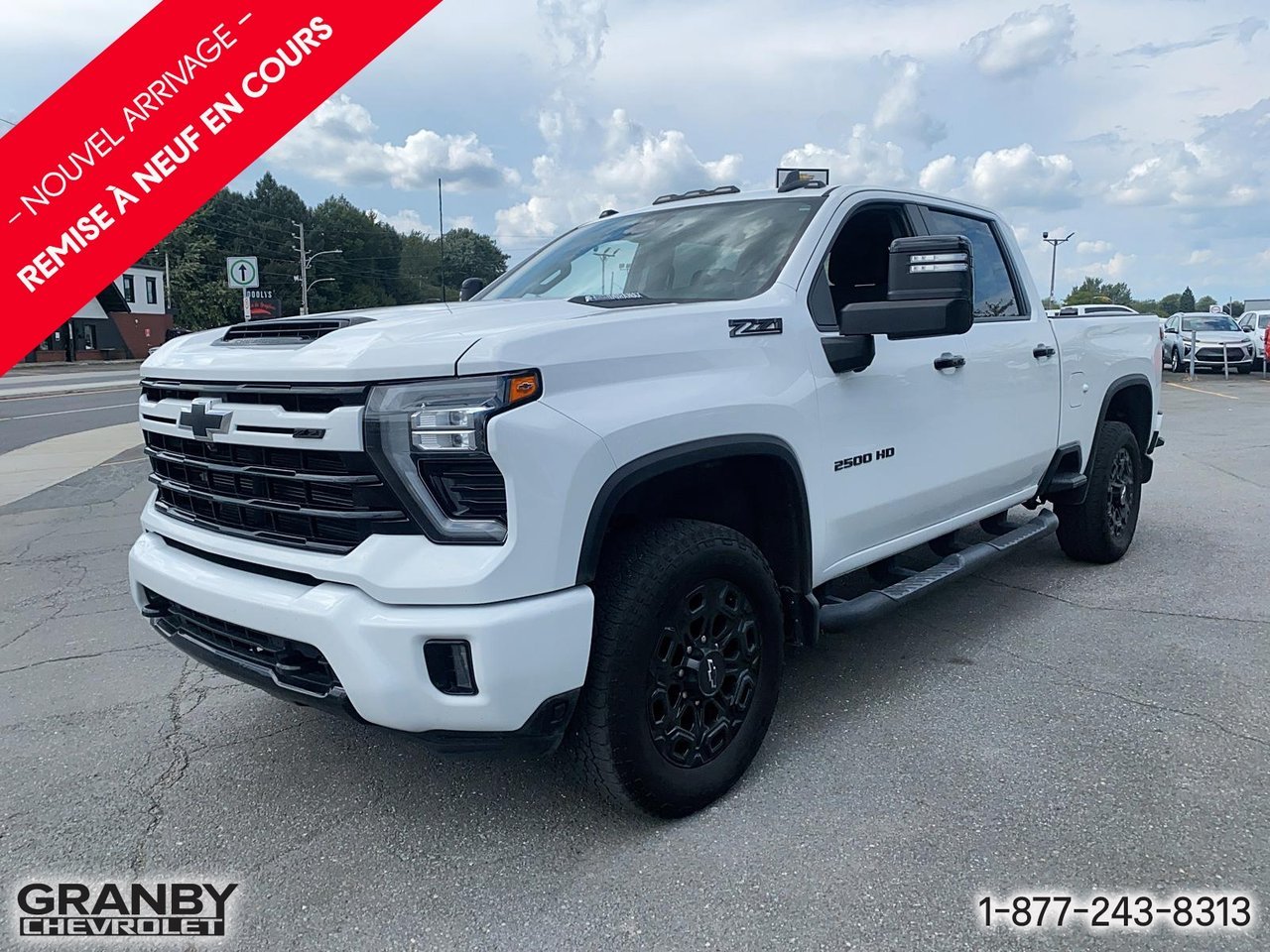 2024 Chevrolet Silverado 2500HD LT crewcab diesel BOITE 6.6 | G3883 White Granby - photo #0